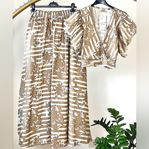 2.Made in Italy Maxi Skirt Set nwt - Picture 12 of 12